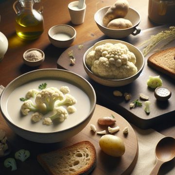 Velouté de Chou-Fleur et Toast de Pain Complet