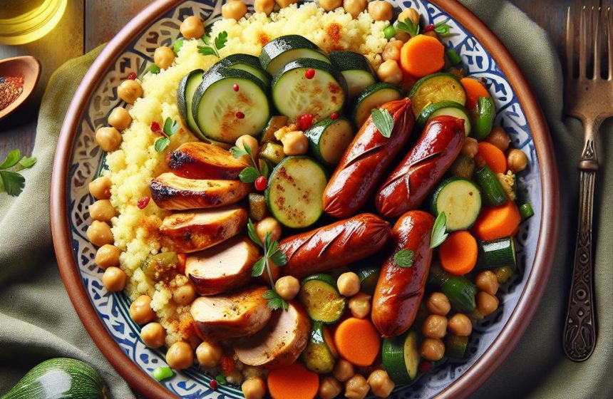 Couscous Maison aux Merguez, Légumes et Poulet