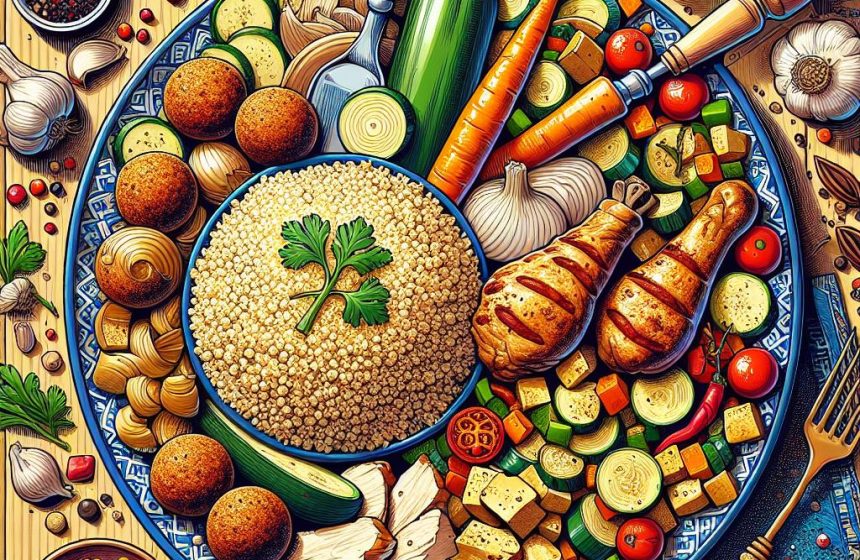 Couscous aux Délices de Poulet et Merguez