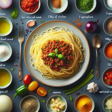 Spaghetti à la Bolognaise Équilibrée