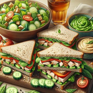 image-160 Sandwichs Gourmands et Salade Verte Croquante