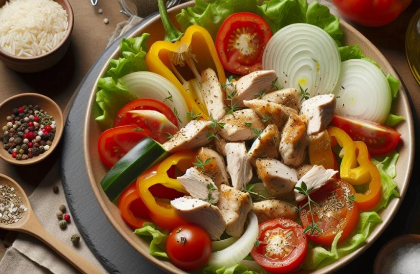 Évasion Savoureuse au Poulet et Légumes