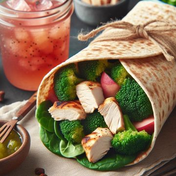 image-165 Wrap de Poulet et Brocolis Santé