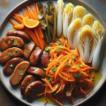 image-17 Délice de Rognon de Porc aux Carottes Râpées et Endives Vapeur