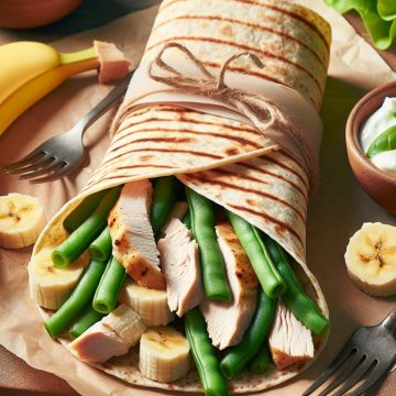 image-171 Wrap de Poulet aux Haricots Verts et Banane