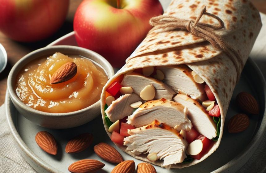 Wrap Poulet et Amandes Croquantes