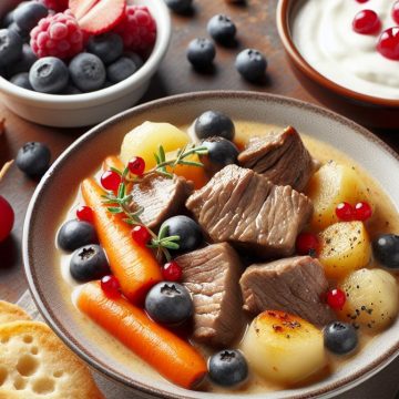 Blanquette de Veau Gourmande et Skyr aux Fruits Rouges