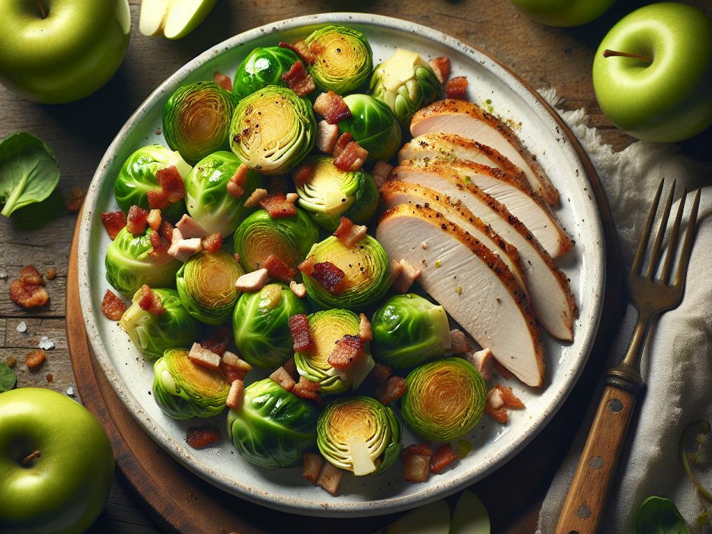 image-179 Délice de Choux de Bruxelles au Poulet et Pomme Verte