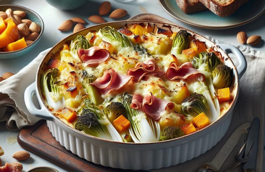 Gratin de Légumes d&rsquo;Hiver au Serrano