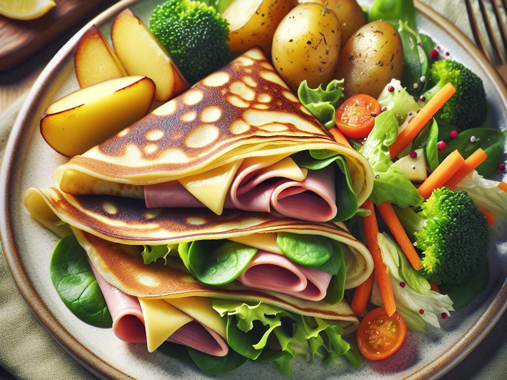 image-196 Délice de Crêpes Salées et Salade Croquante