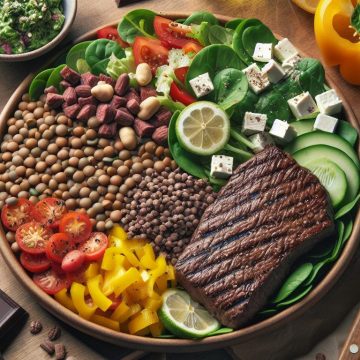 image-2 Salade Énergisante aux Lentilles et Steak Haché