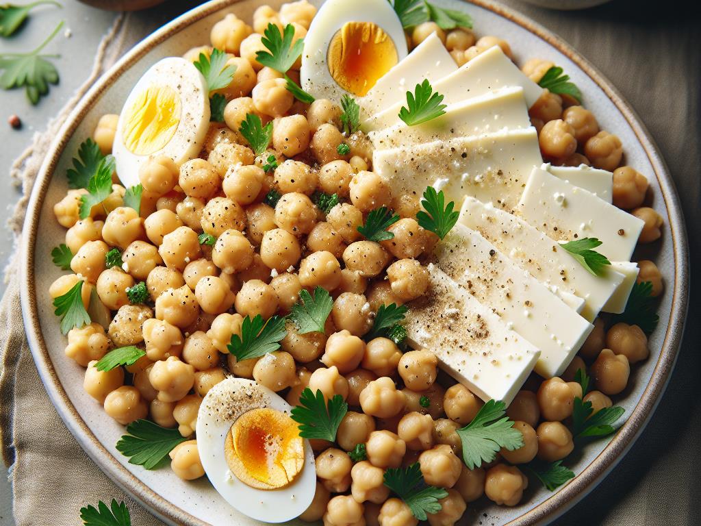 image-202 Salade de Pois Chiches Protéinée au Fromage Blanc