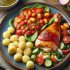 Délice de Poulet à la Sauce Tomate et Gnocchis