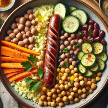 Couscous aux Légumes et Saucisse
