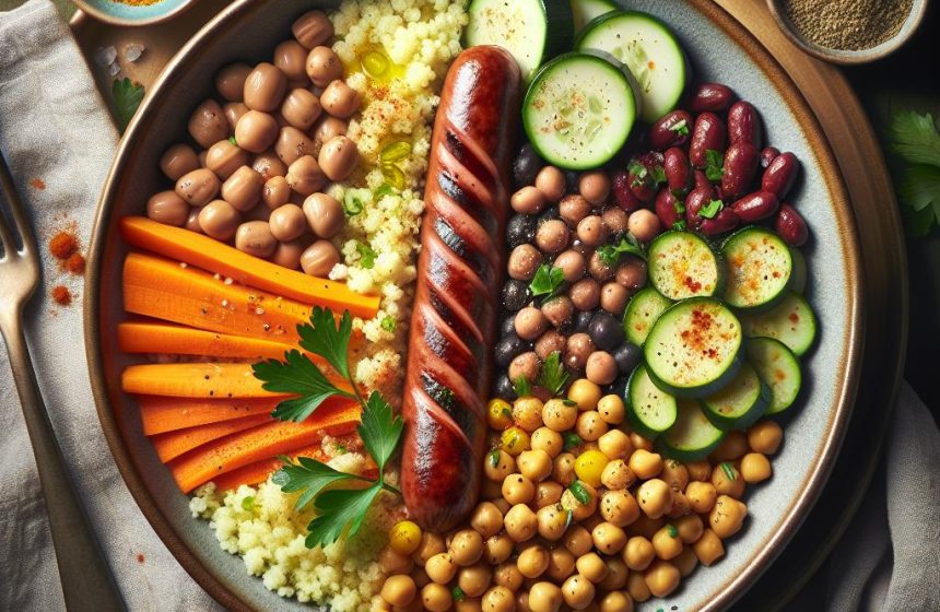 Couscous aux Légumes et Saucisse