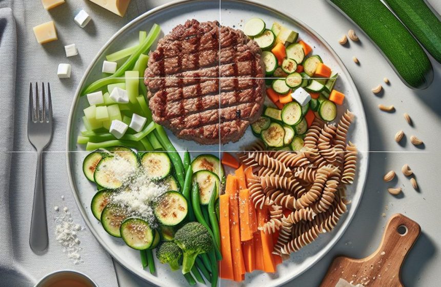 Steak Haché aux Légumes et Pâtes au Gruyère