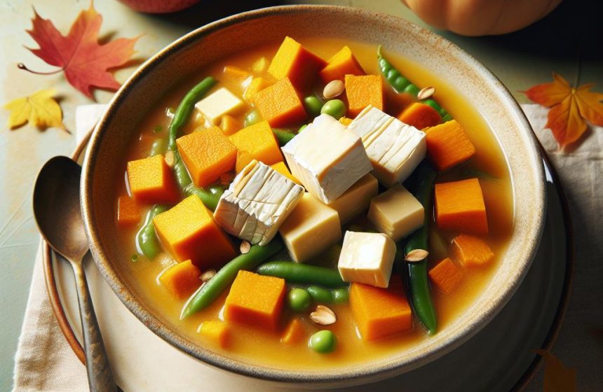 Délice Automnal au Tofu et Camembert