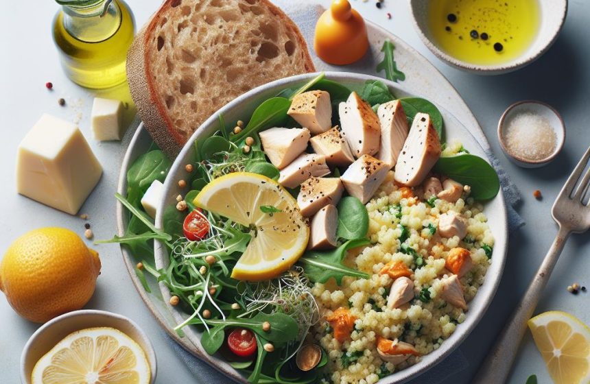 Couscous Oriental au Poulet et Fromage Léger