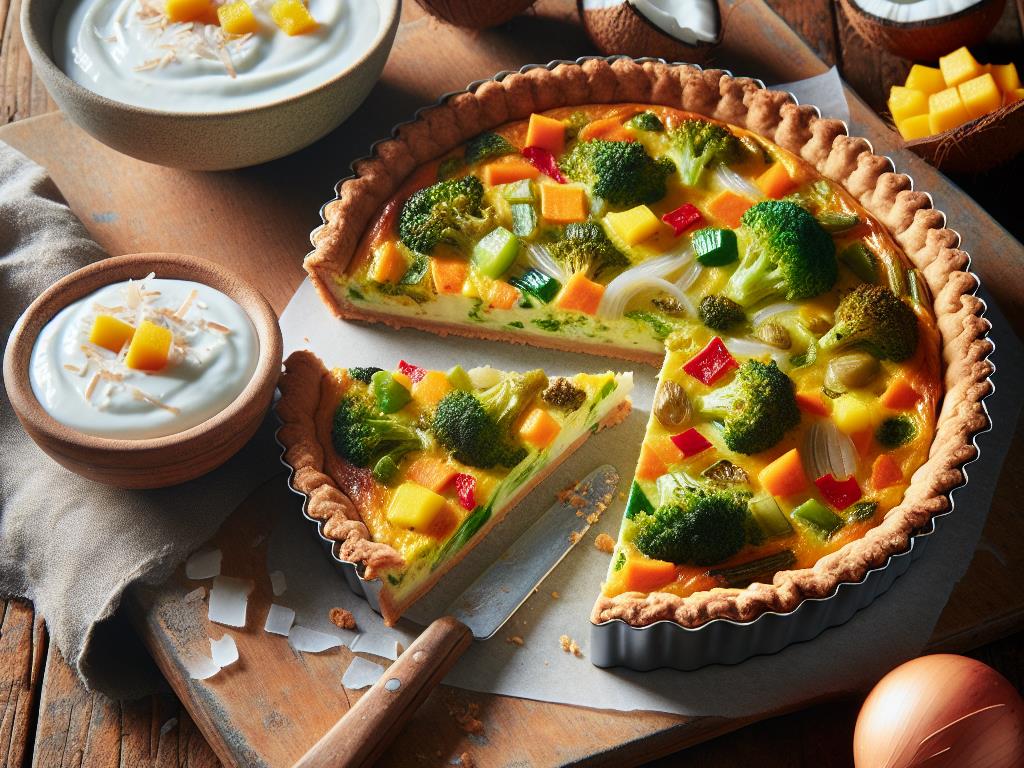 image-43 Quiche Légère aux Légumes et Yaourt Coco-Mangue