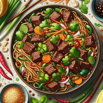 image-54 Nouilles au Bœuf Sautées à la Thaï