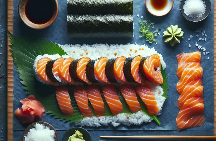 Sushis de Saumon Équilibrés