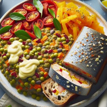 Délice de Lentilles au Curry et Trio de Poissons