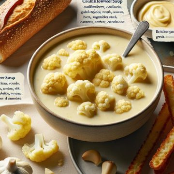 image-61 Velouté de Chou-Fleur Crémeux et Grilletine Croustillante