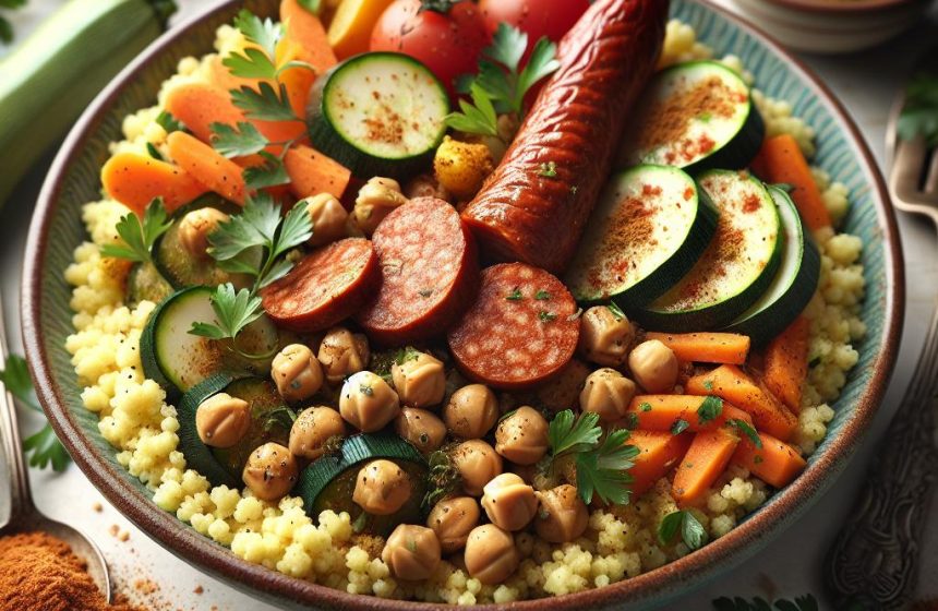 Couscous Maison aux Légumes et Merguez