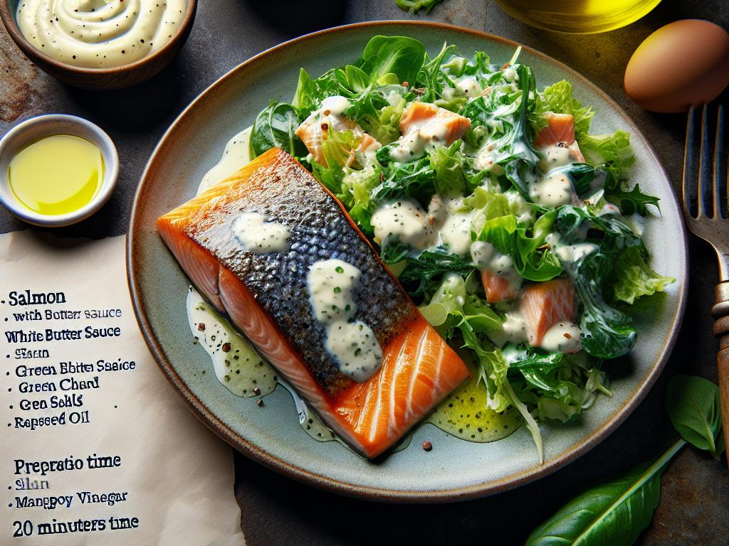 image-71 Saumon au Beurre Blanc et Salade Verte Croquante