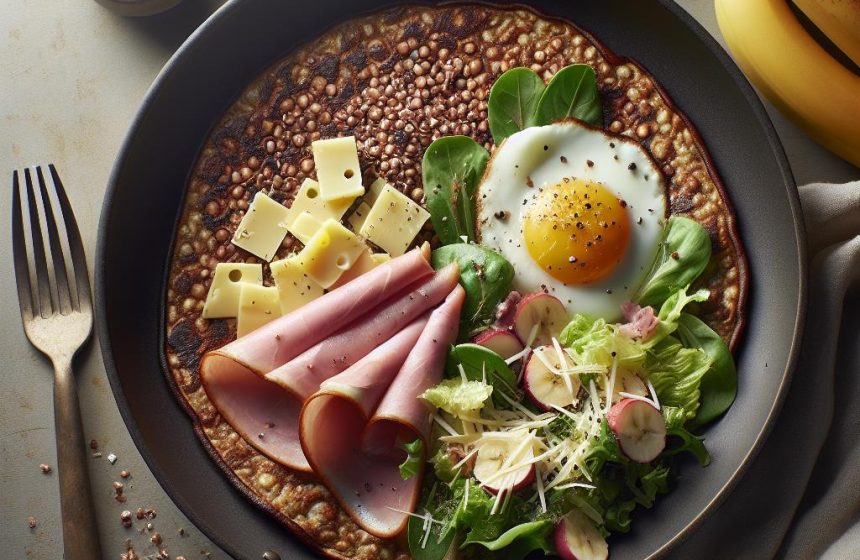 Galette Complète Gourmande avec Salade et Banane