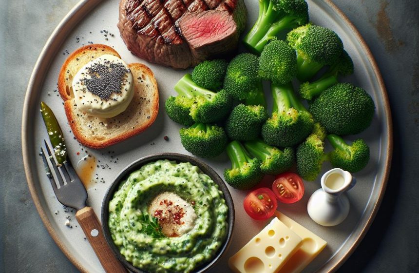 Tournedos Savoureux avec Purée de Brocolis et Pain au Pavot