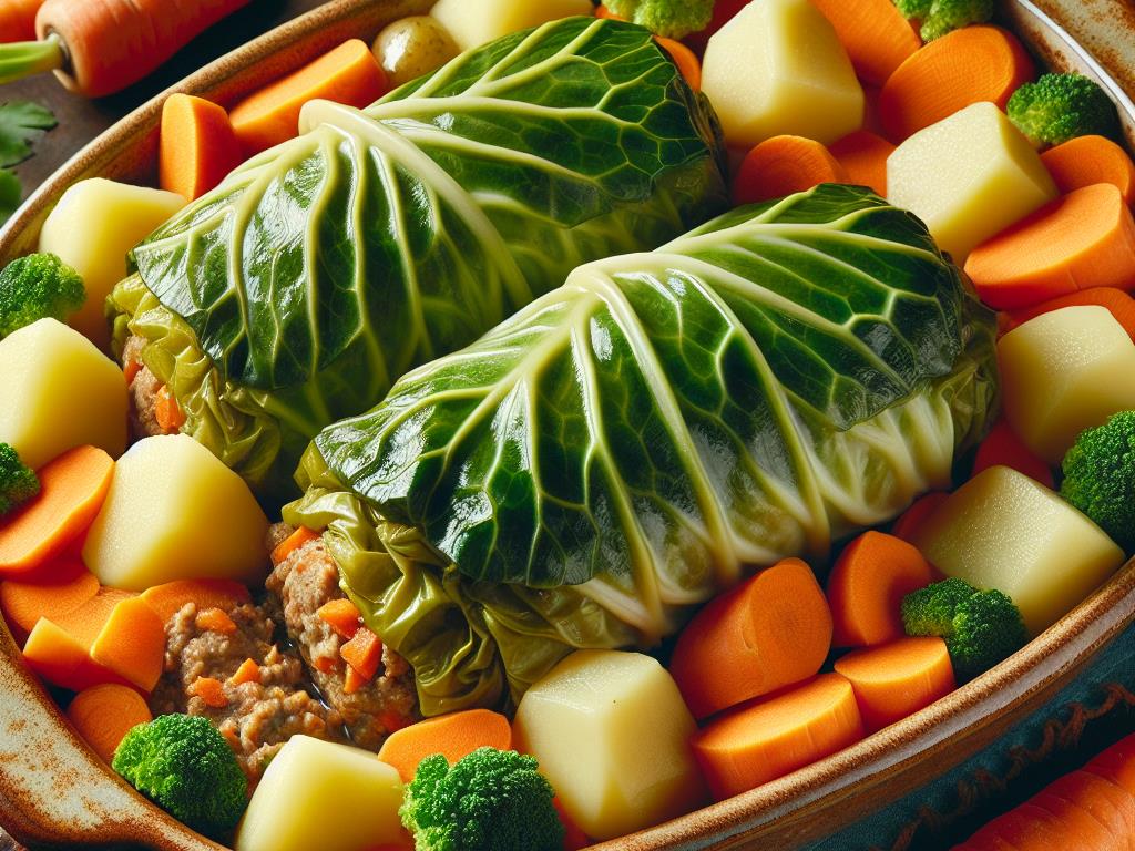 image-78 Chou Farci aux Pommes de Terre et Carottes