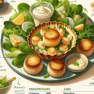 image-90 Bouchée à la Reine aux Noix de Saint-Jacques et Salade Verte
