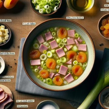 image-95 Soupe de Poireaux au Jambon et Abricots