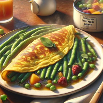 image-96 Omelette aux Haricots Verts et Compote de Fruits