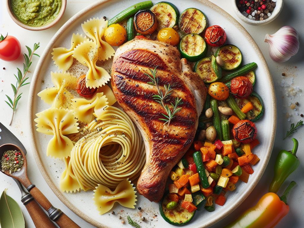 image-98 Délice de Dinde à la Ratatouille et Pâtes Papillon