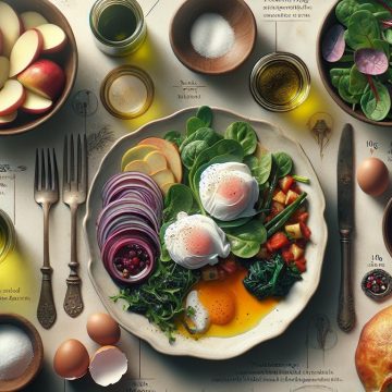 image-100 Délice Provençal avec Œufs Pochés et Compote de Pomme