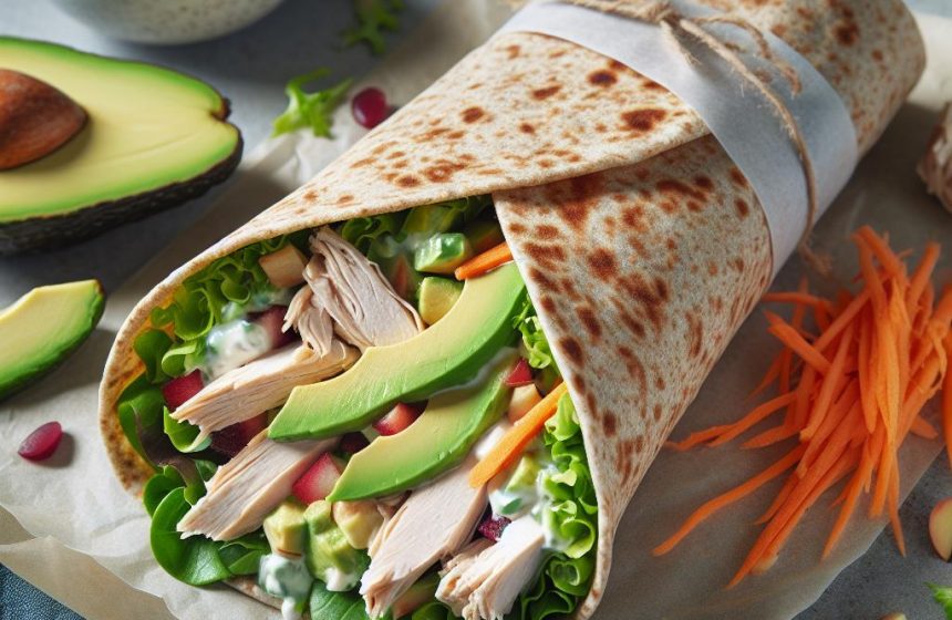 Wrap Santé au Poulet et Avocat