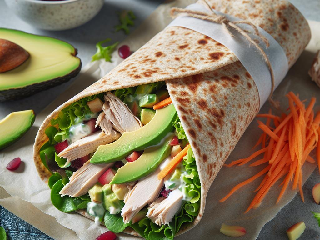 image-103 Wrap Santé au Poulet et Avocat