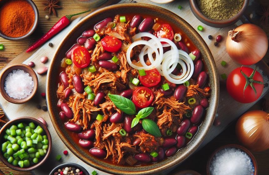 Chili con Carne à l’Effiloché de Porc