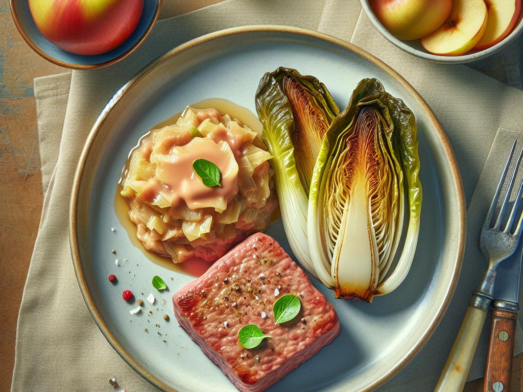 image-116 Délice de Steak Haché de Jambon aux Endives Braisées