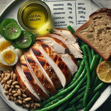 image-120 Délice de Dinde Rôtie aux Haricots Verts et Pain Complet