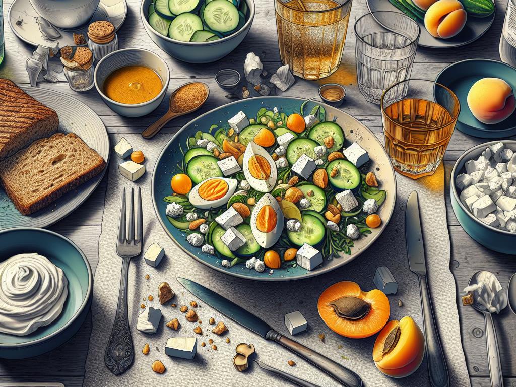 image-124 Salade Fraîcheur au Fromage de Chèvre et Abricot