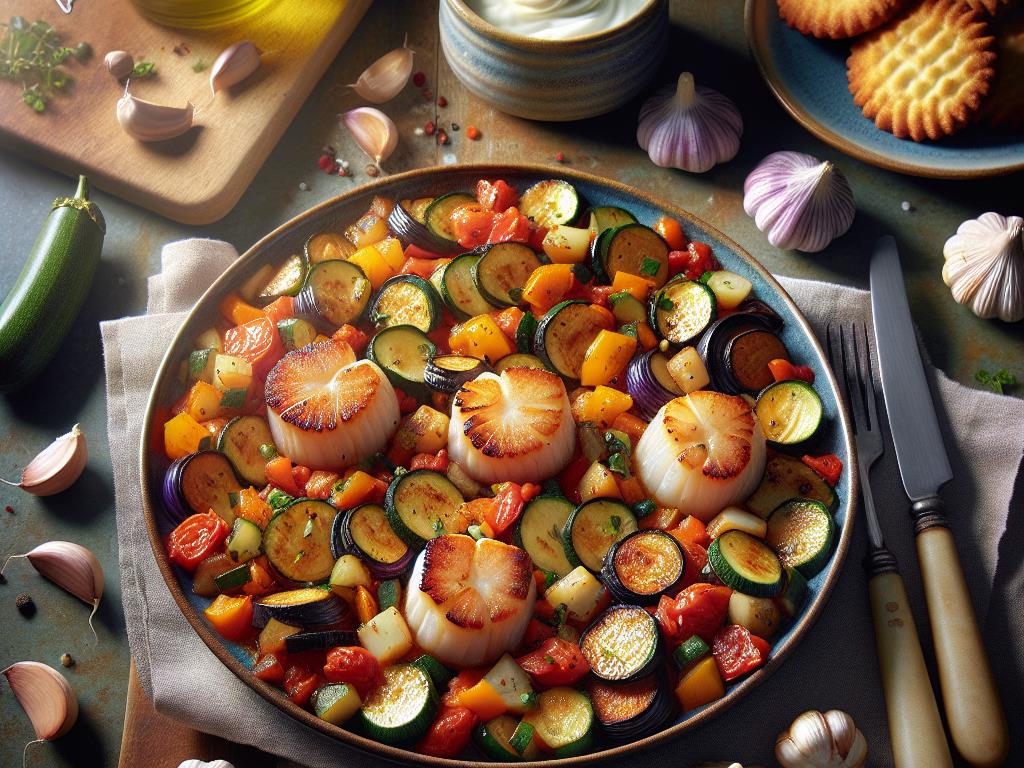 image-131 Délice de Saint-Jacques à la Ratatouille