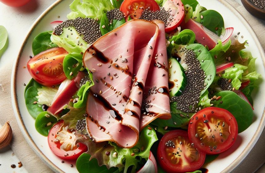 Salade Fraîcheur au Jambon et Chia