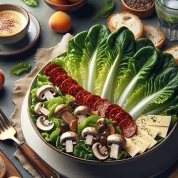 image-141 Délice de Laitue Romaine et Champignons au Chorizo