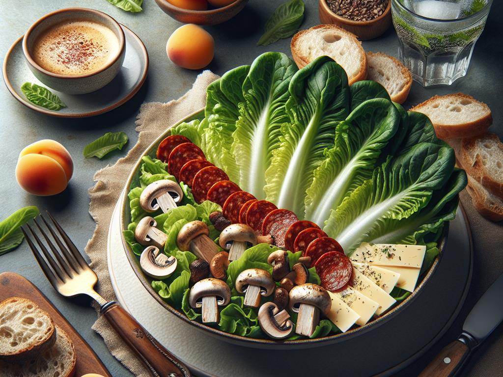 image-141 Délice de Laitue Romaine et Champignons au Chorizo