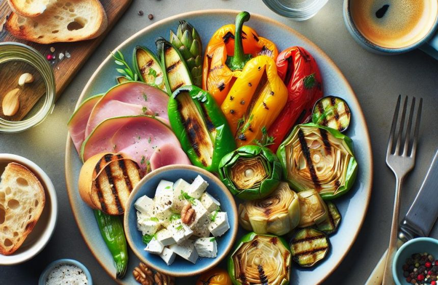 Délice Méditerranéen aux Légumes Grillés et Fromage de Chèvre