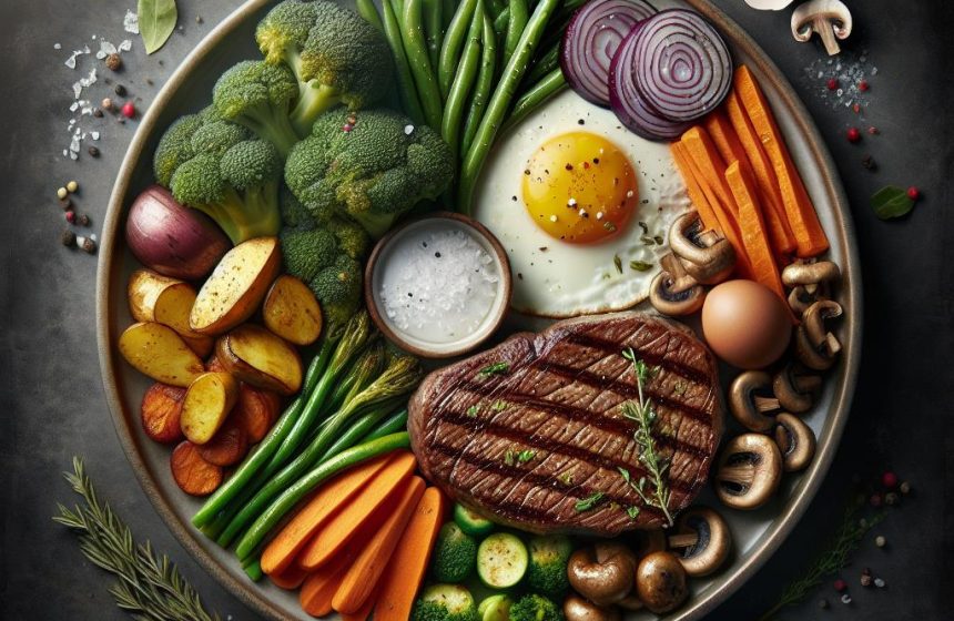 Délice de Steak Haché et Poêlée de Légumes