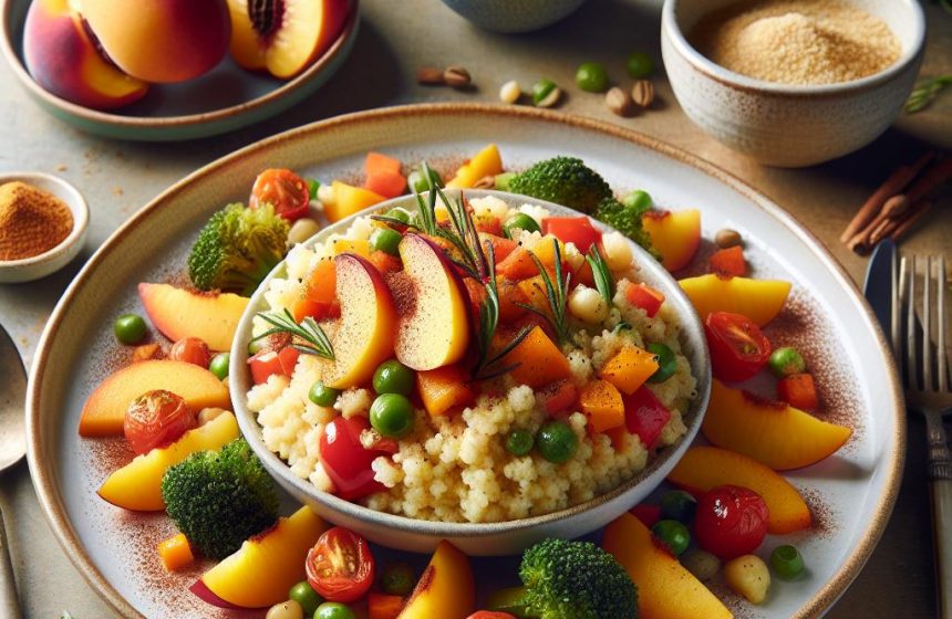 Semoule Épicée aux Légumes et Nectarine